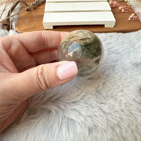 Small Garden Quartz Sphere - Picture 2 of 7
